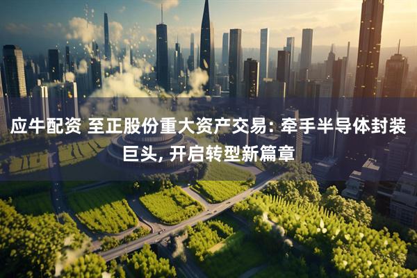 应牛配资 至正股份重大资产交易: 牵手半导体封装巨头, 开启转型新篇章